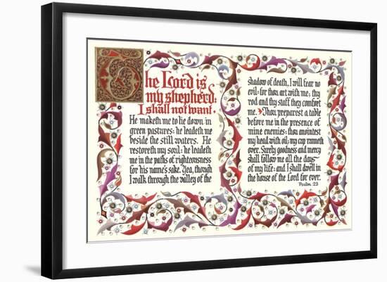 Twenty-Third Psalm-null-Framed Art Print