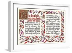 Twenty-Third Psalm-null-Framed Art Print