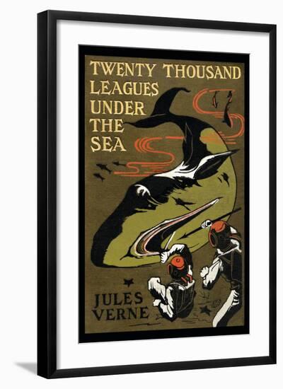 Twenty Thousand Leagues Under The Sea-null-Framed Art Print