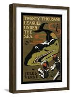 Twenty Thousand Leagues Under The Sea-null-Framed Art Print