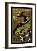 Twenty Thousand Leagues under the Sea-Jules Verne-Framed Art Print