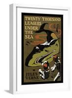 Twenty Thousand Leagues under the Sea-Jules Verne-Framed Art Print