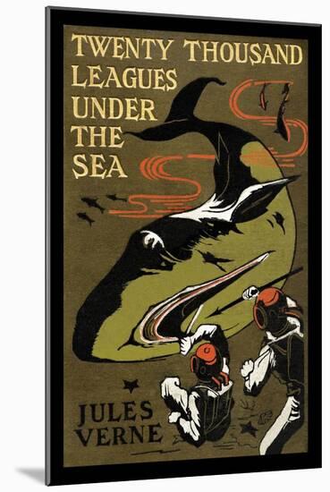 Twenty Thousand Leagues under the Sea-Jules Verne-Mounted Art Print