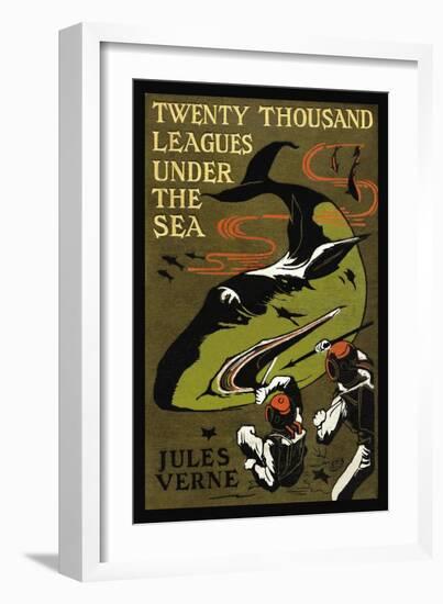 Twenty Thousand Leagues Under The Sea-null-Framed Art Print