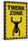 Twerk Zone Sign Poster-null-Framed Poster