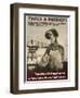 Twice a Patriot! World War II Poster-null-Framed Giclee Print