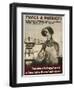 Twice a Patriot! World War II Poster-null-Framed Giclee Print