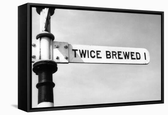 Twice Brewed Village-J. Chettlburgh-Framed Stretched Canvas
