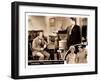 Twice Two, Stan Laurel (Left, Front and Back), Oliver Hardy (Right, Front and Back), 1933-null-Framed Art Print