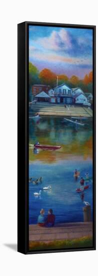 Twickenham Morning,-Lee Campbell-Framed Stretched Canvas