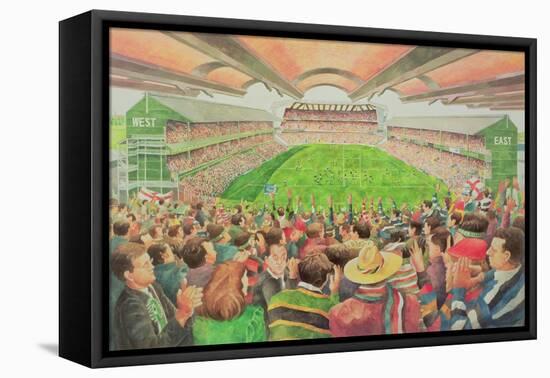 Twickenham: the Pilkington Cup Final, 1992-Gareth Lloyd Ball-Framed Stretched Canvas