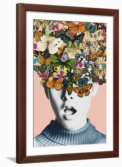 Twiggy Surprise-Frida Floral Studio-Framed Photographic Print