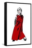 Twiggy-Emily Gray-Framed Stretched Canvas