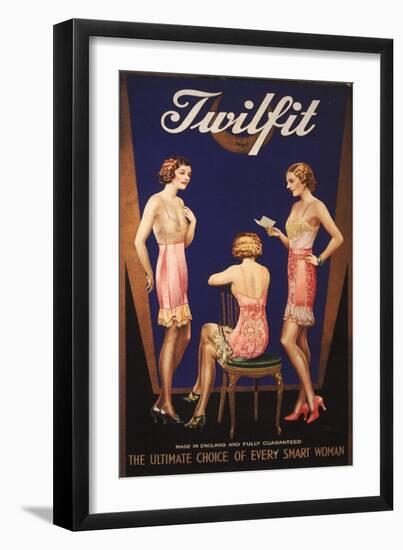 Twilfit Womens Underwear, UK, 1920-null-Framed Giclee Print