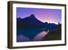 Twilight at Mt. Cephren, Waterfowl Lakes, Banff National Park, Alberta, Canada-null-Framed Photographic Print