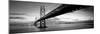 Twilight, Bay Bridge, San Francisco, California, USA-null-Mounted Photographic Print