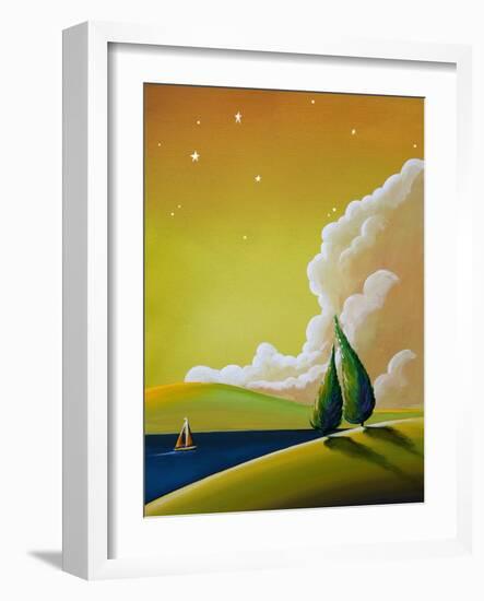 Twilight Bay-Cindy Thornton-Framed Art Print