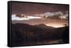 Twilight (Catskill Mountain)-Frederic Edwin Church-Framed Stretched Canvas