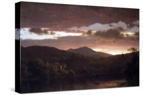 Twilight (Catskill Mountain)-Frederic Edwin Church-Stretched Canvas