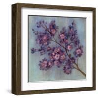 Twilight Cherry Blossoms II-null-Framed Art Print