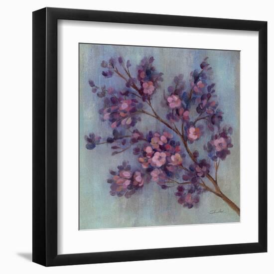 Twilight Cherry Blossoms II-null-Framed Art Print