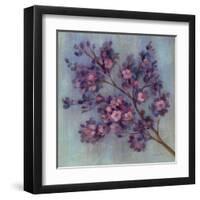 Twilight Cherry Blossoms II-null-Framed Art Print