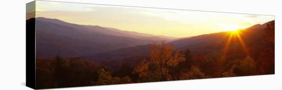 Twilight, Cumberland Gap, Kentucky, USA-null-Stretched Canvas
