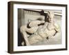 Twilight, Detail from the Tomb of Lorenzo De' Medici, 1524-1534-Michelangelo-Framed Giclee Print