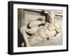 Twilight, Detail from the Tomb of Lorenzo De' Medici, 1524-1534-Michelangelo-Framed Giclee Print