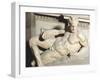 Twilight, Detail from the Tomb of Lorenzo De' Medici, 1524-1534-Michelangelo-Framed Giclee Print