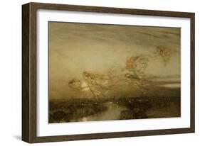 Twilight Dreams, 1913-Arthur Rackham-Framed Giclee Print