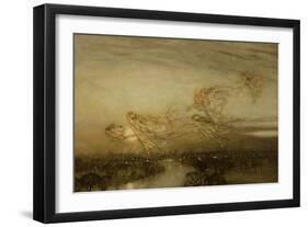 Twilight Dreams, 1913-Arthur Rackham-Framed Giclee Print