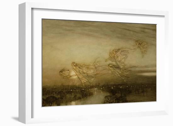 Twilight Dreams, 1913-Arthur Rackham-Framed Giclee Print
