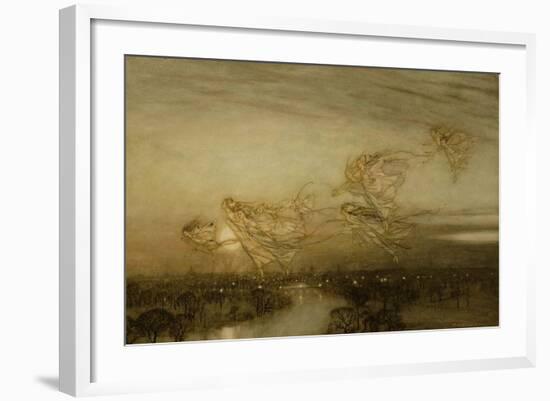 Twilight Dreams, 1913-Arthur Rackham-Framed Giclee Print