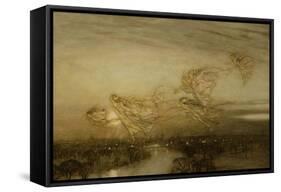 Twilight Dreams, 1913-Arthur Rackham-Framed Stretched Canvas