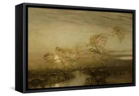 Twilight Dreams, 1913-Arthur Rackham-Framed Stretched Canvas