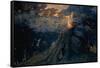 Twilight Fantasies, 1911 (W/C)-Edward Robert Hughes-Framed Stretched Canvas