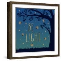 Twilight Fireflies IV-Laura Marshall-Framed Art Print