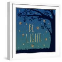 Twilight Fireflies IV-Laura Marshall-Framed Art Print