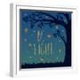 Twilight Fireflies IV-Laura Marshall-Framed Art Print