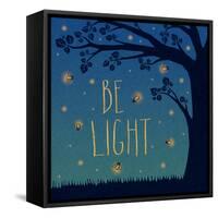 Twilight Fireflies IV-Laura Marshall-Framed Stretched Canvas