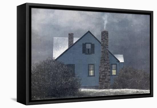 Twilight Flurries-David Knowlton-Framed Stretched Canvas