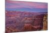 Twilight, Hopi Point, South Rim, Grand Canyon NP, Arizona, Golden Hour-Michel Hersen-Mounted Photographic Print