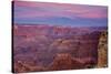 Twilight, Hopi Point, South Rim, Grand Canyon NP, Arizona, Golden Hour-Michel Hersen-Stretched Canvas