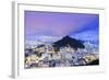 Twilight, Illuminated View of Copacabana, the Morro De Sao Joao-Alex Robinson-Framed Photographic Print