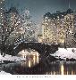 Twilight in Central Park-Rod Chase-Framed Art Print