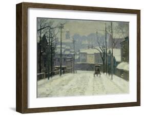 Twilight in Gloucester-Paul Cornoyer-Framed Giclee Print