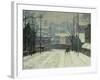 Twilight in Gloucester-Paul Cornoyer-Framed Giclee Print