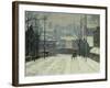 Twilight in Gloucester-Paul Cornoyer-Framed Giclee Print