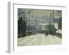 Twilight in Gloucester-Paul Cornoyer-Framed Giclee Print